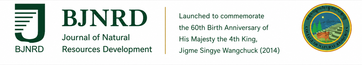 Bhutan Journal of Natural Resources and Development